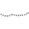 Northlight 19" White Triangle LED Happy Halloween Banner