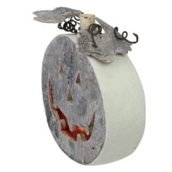 Northlight 9.25" Gray LED Jack-O-Lantern Halloween Table Top Decoration -Halloween Decor Shop D406254S 3