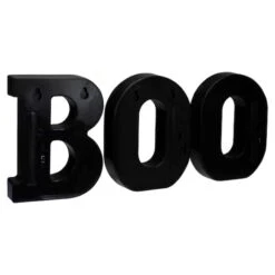 Northlight 6.5" Lighted Black & Gold BOO Halloween Marquee Sign -Halloween Decor Shop D406257S 5