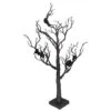 Northlight 26.5" Black & Orange Glittered LED Tabletop Halloween Tree -Halloween Decor Shop D406261S 1