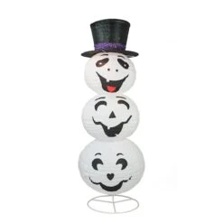 Northlight 3.6ft. Lighted Ghost Trio Outdoor Halloween Decoration