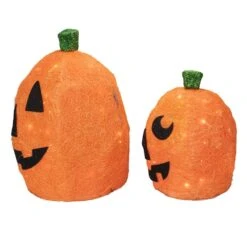 Northlight Lighted Sisal Jack -O'-Lanterns Outdoor Halloween Decoration Set 6 Northlight Lighted Sisal Jack -O'-Lanterns Outdoor Halloween Decoration Set -Halloween Decor Shop D406263S 2