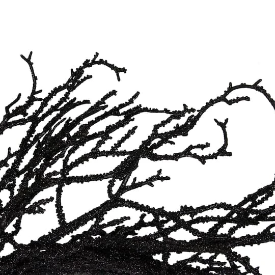Northlight 24" Black Halloween Twig Wreath 4 Northlight 24" Black Halloween Twig Wreath - Image 4