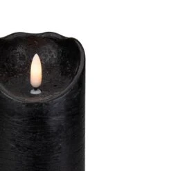 Northlight 4" LED Black Flameless Halloween Décor Candle -Halloween Decor Shop D407352S 4