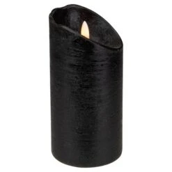 Northlight 6" LED Black Flameless Halloween Décor Candle 11 Northlight 6" LED Black Flameless Halloween Décor Candle -Halloween Decor Shop D407353S 5