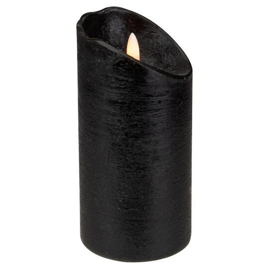 Northlight 6" LED Black Flameless Halloween Décor Candle 6 Northlight 6" LED Black Flameless Halloween Décor Candle - Image 6