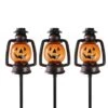 Northlight 16.75" Orange Flickering Halloween Jack O' Lantern Pathway Markers, 3ct. 10 Northlight 16.75" Orange Flickering Halloween Jack O' Lantern Pathway Markers, 3ct. -Halloween Decor Shop D407354S 1