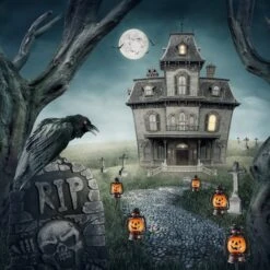 Northlight 16.75" Orange Flickering Halloween Jack O' Lantern Pathway Markers, 3ct. -Halloween Decor Shop D407354S 2