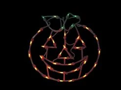Northlight 14" Lighted Jack-O-Lantern Halloween Double Sided Window Silhouette Decoration -Halloween Decor Shop D407357S 2