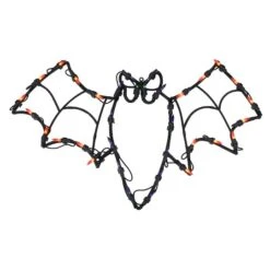Northlight 15" Lighted Bat Halloween Window Silhouette Decoration