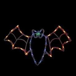 Northlight 15" Lighted Bat Halloween Window Silhouette Decoration -Halloween Decor Shop D407359S 2