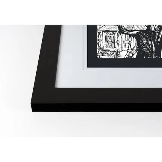 Haunted House Halloween Print In Black Frame 3 Haunted House Halloween Print In Black Frame - Image 3