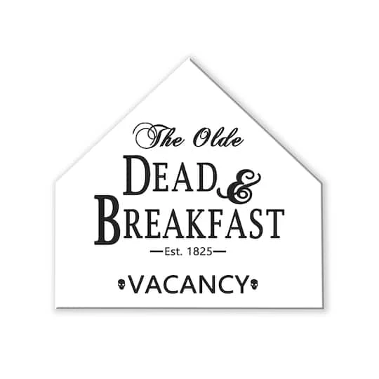 Dead & Breakfast House Shaped Canvas Wall Art 1 Dead & Breakfast House Shaped Canvas Wall Art