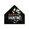 Happy Haunting Bats House Shaped Canvas Wall Art 12 Happy Haunting Bats House Shaped Canvas Wall Art -Halloween Decor Shop D442698S 1