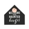 Haunted House Welcome House Shaped Canvas Wall Art 11 Haunted House Welcome House Shaped Canvas Wall Art -Halloween Decor Shop D442701S 1