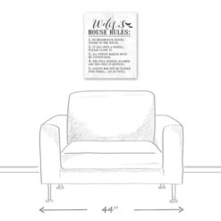 Witch House Rules Canvas Wall Art 11 Witch House Rules Canvas Wall Art -Halloween Decor Shop D442705S 5