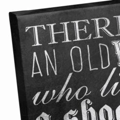 Black & White Old Witch Canvas Wall Art -Halloween Decor Shop D442706S 3