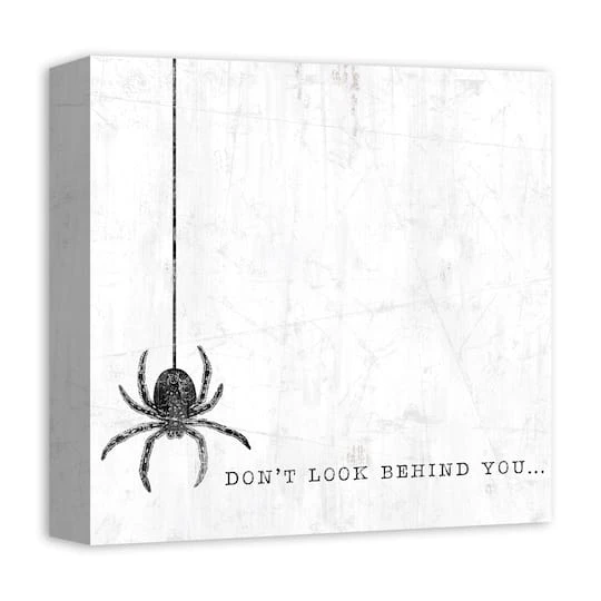 Don't Look Behind You Spider Canvas Wall Art 3 Don't Look Behind You Spider Canvas Wall Art - Image 3