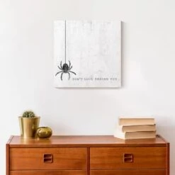 Don't Look Behind You Spider Canvas Wall Art 10 Don't Look Behind You Spider Canvas Wall Art -Halloween Decor Shop D442708S 4