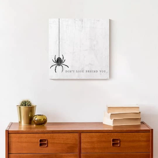 Don't Look Behind You Spider Canvas Wall Art 5 Don't Look Behind You Spider Canvas Wall Art - Image 5