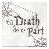 'Til Death Do Us Part Webs Canvas Wall Art -Halloween Decor Shop D442713S 1