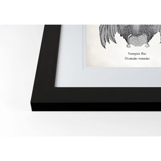 Vampire Bat Halloween Print In Black Frame 3 Vampire Bat Halloween Print In Black Frame - Image 3