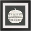 Patterned Pumpkin Halloween Print In Black Frame 7 Patterned Pumpkin Halloween Print In Black Frame -Halloween Decor Shop D442718S 1