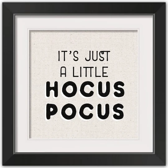 Hocus Pocus Halloween Print In Black Frame 2 Hocus Pocus Halloween Print In Black Frame - Image 2