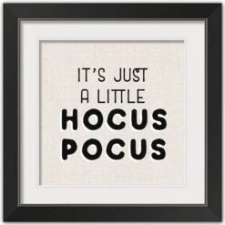 Hocus Pocus Halloween Print In Black Frame