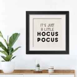 Hocus Pocus Halloween Print In Black Frame 7 Hocus Pocus Halloween Print In Black Frame -Halloween Decor Shop D442719S 3