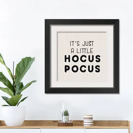 Hocus Pocus Halloween Print In Black Frame 4 Hocus Pocus Halloween Print In Black Frame - Image 4