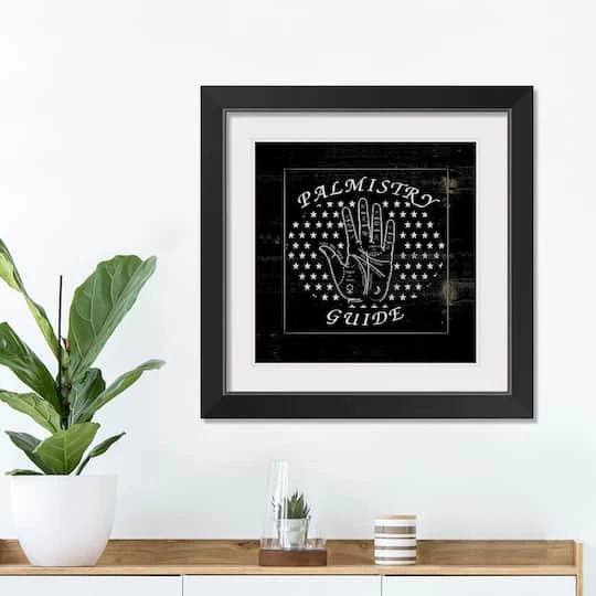 Palmistry Halloween Print In Black Frame 4 Palmistry Halloween Print In Black Frame - Image 4