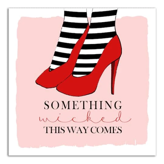 Something Wicked Red Heels Canvas Wall Art 2 Something Wicked Red Heels Canvas Wall Art - Image 2