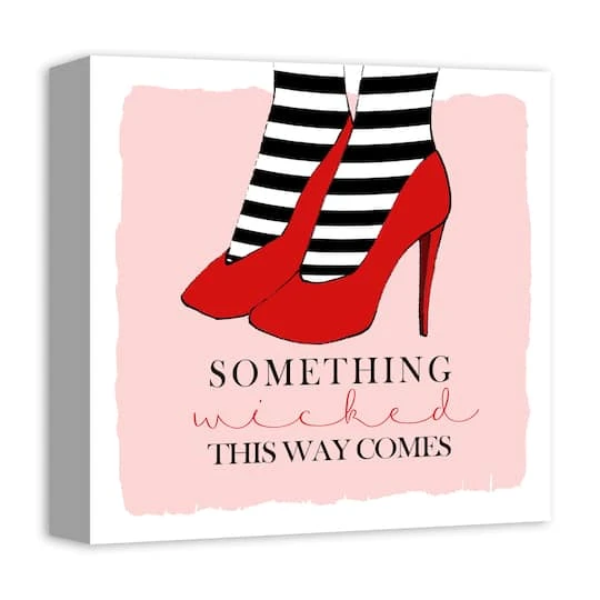 Something Wicked Red Heels Canvas Wall Art 3 Something Wicked Red Heels Canvas Wall Art - Image 3