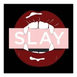 Slay Fangs Canvas Wall Art