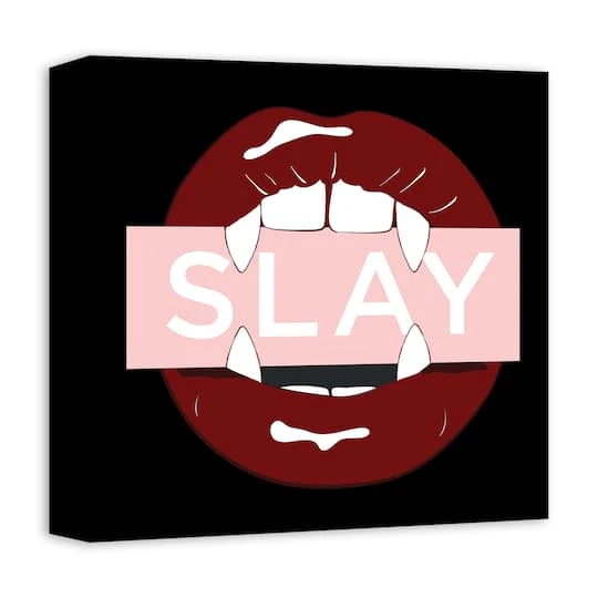 Slay Fangs Canvas Wall Art 3 Slay Fangs Canvas Wall Art - Image 3