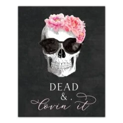 Black Dead & Lovin' It Canvas Wall Art