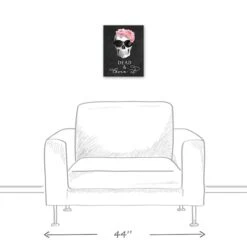 Black Dead & Lovin' It Canvas Wall Art -Halloween Decor Shop D442730S 5