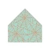 Blue Spider Webs House Shaped Canvas