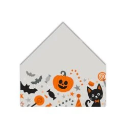 Bat Candy Cat House Shaped Canvas