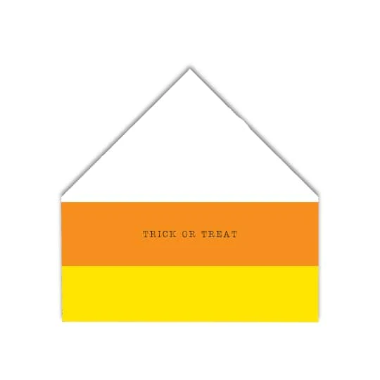 Candy Corn Treat House Shaped Canvas 2 Candy Corn Treat House Shaped Canvas - Image 2