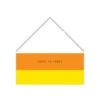 Candy Corn Treat House Shaped Canvas 6 Candy Corn Treat House Shaped Canvas -Halloween Decor Shop D442749S 1