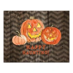 Happy Haunting Canvas Wall Art