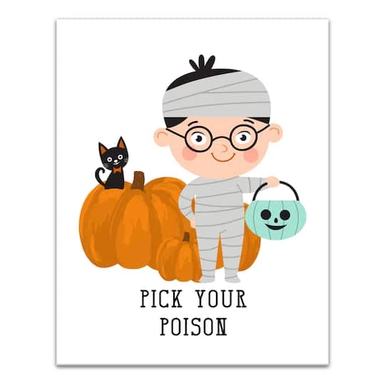 Pick Your Poison Mummy Canvas Wall Art 1 Pick Your Poison Mummy Canvas Wall Art