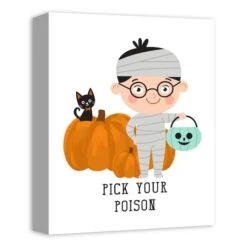 Pick Your Poison Mummy Canvas Wall Art 8 Pick Your Poison Mummy Canvas Wall Art -Halloween Decor Shop D442751S 2
