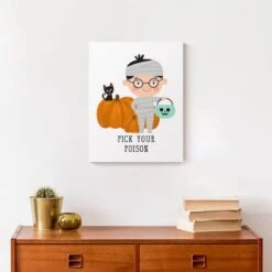 Pick Your Poison Mummy Canvas Wall Art 10 Pick Your Poison Mummy Canvas Wall Art -Halloween Decor Shop D442751S 4