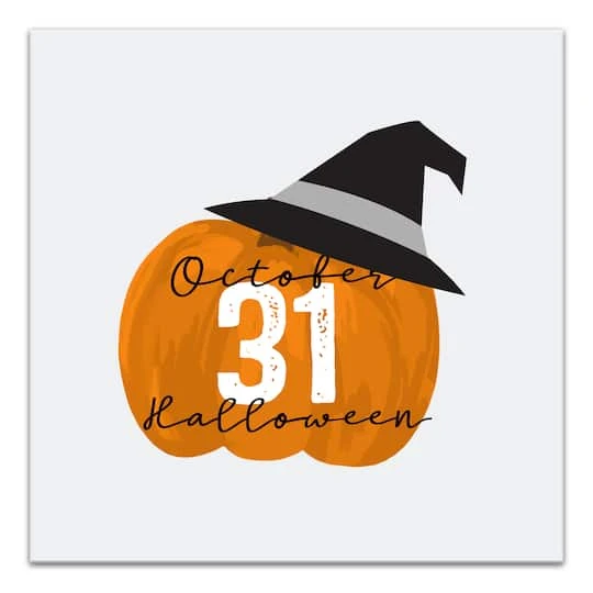 October 31 Halloween Canvas Wall Art 2 October 31 Halloween Canvas Wall Art - Image 2