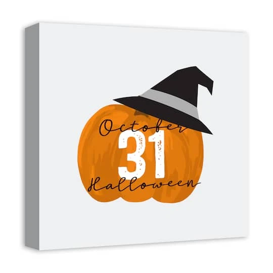 October 31 Halloween Canvas Wall Art 3 October 31 Halloween Canvas Wall Art - Image 3