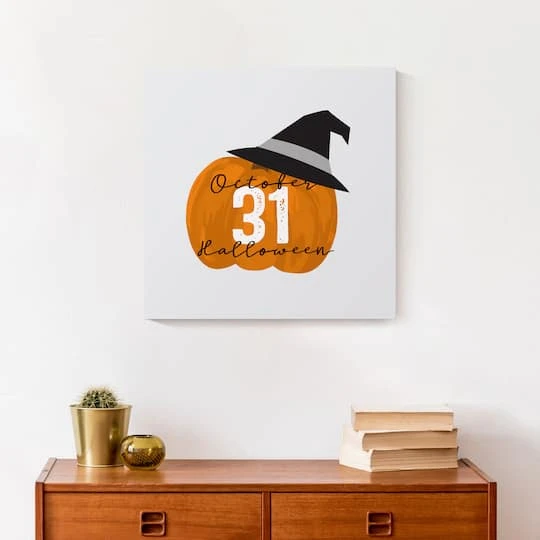October 31 Halloween Canvas Wall Art 5 October 31 Halloween Canvas Wall Art - Image 5