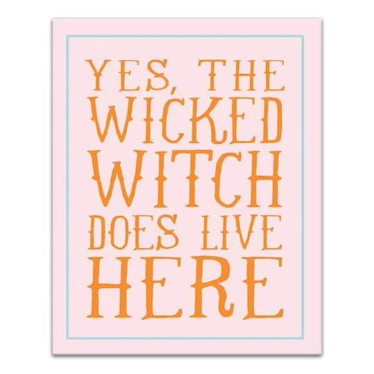 Wicked Witch Canvas Wall Art 2 Wicked Witch Canvas Wall Art - Image 2